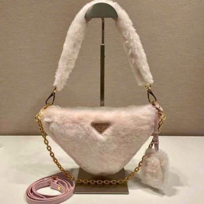 Prada Shearling Crossbody Bags