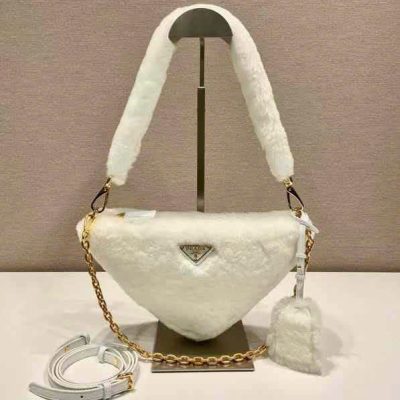 Prada Shearling Crossbody Bags