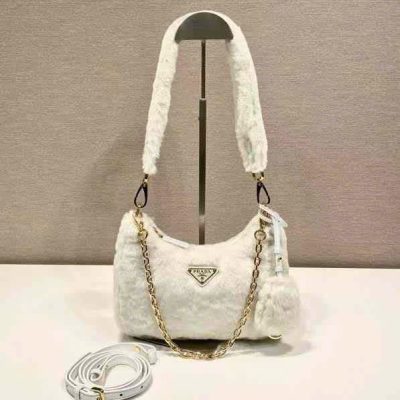 Prada Hobo Shearling Bags